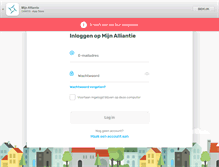 Tablet Screenshot of mijn.de-alliantie.nl